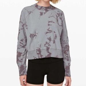 Lululemon Ready To Roll Crew Shibori Gris Magnum